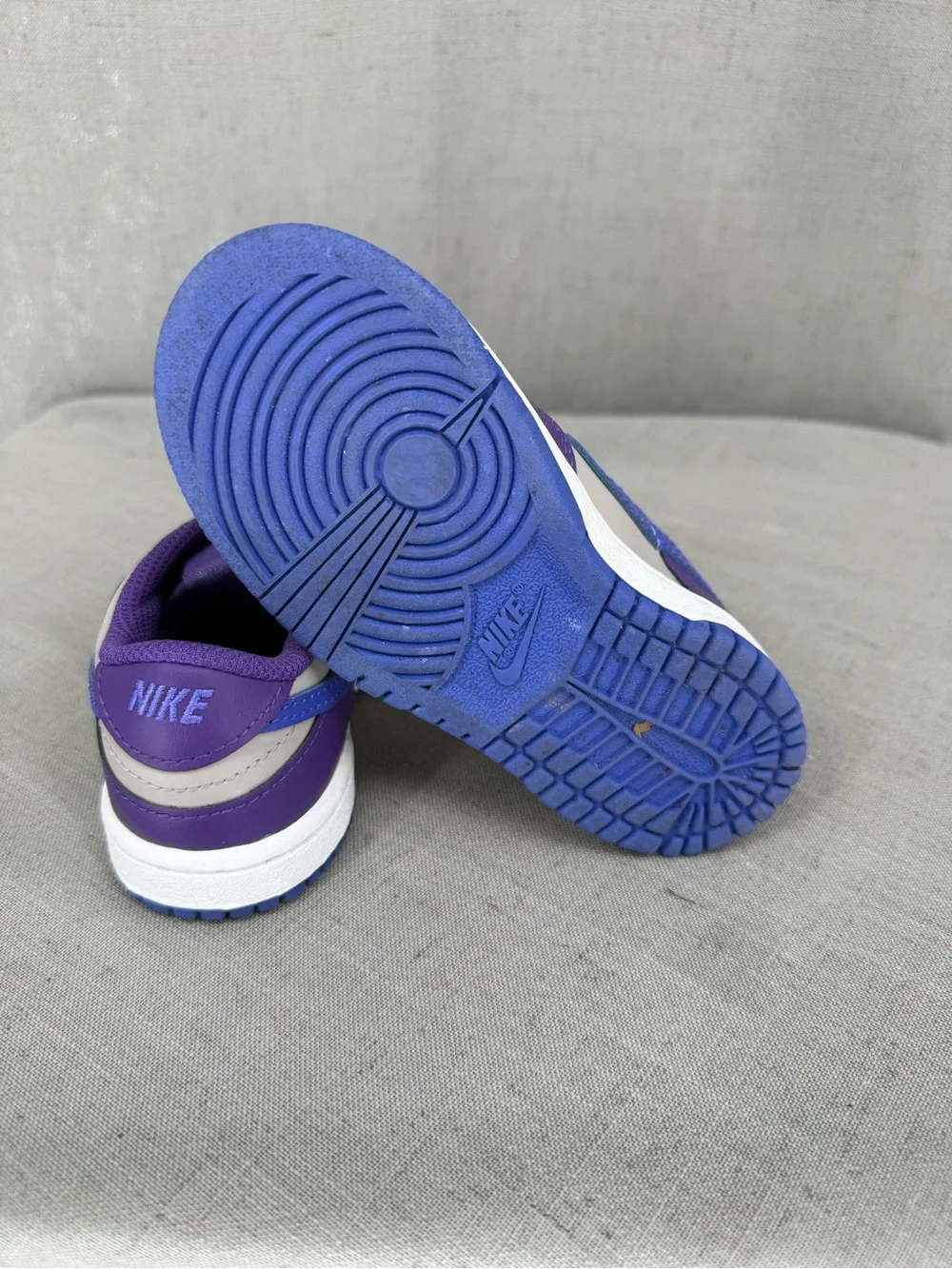 Toddler's Nike Dunk Low College Grey/Persian Violet (FB9107 007) - Sz 9c